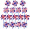 15 PCS-4th of July Decorations for Home Outdoor Patriotic Pinwheels